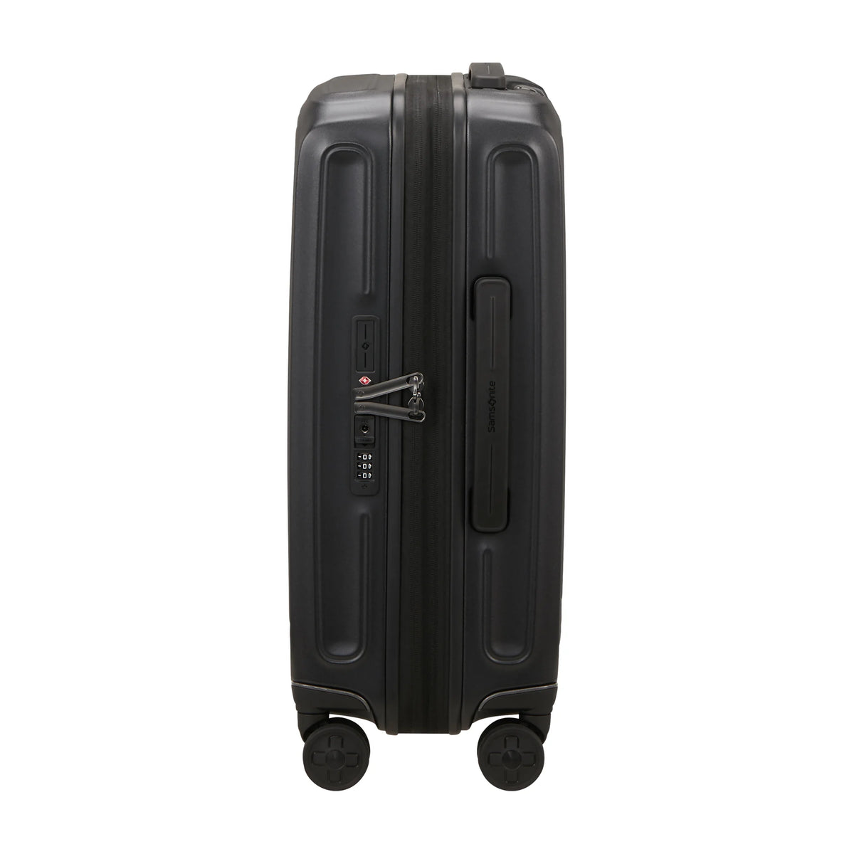 Dettaglio laterale e fondo di Samsonite 2Wander Trolley (4 Ruote) - Matt Graphite