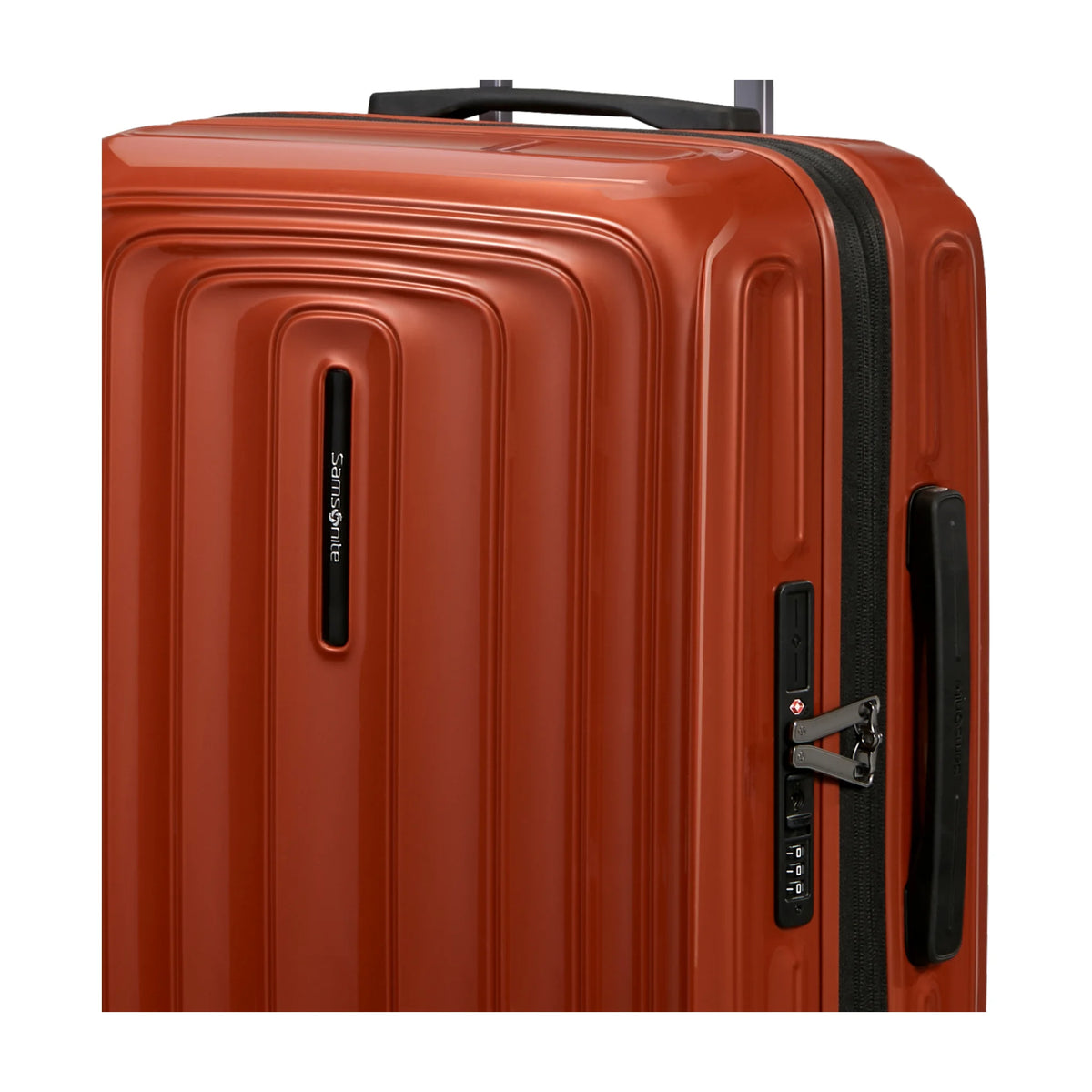 Dettaglio finiture e hardware di Samsonite 2Wander Trolley (4 Ruote) - Metallic Terracotta