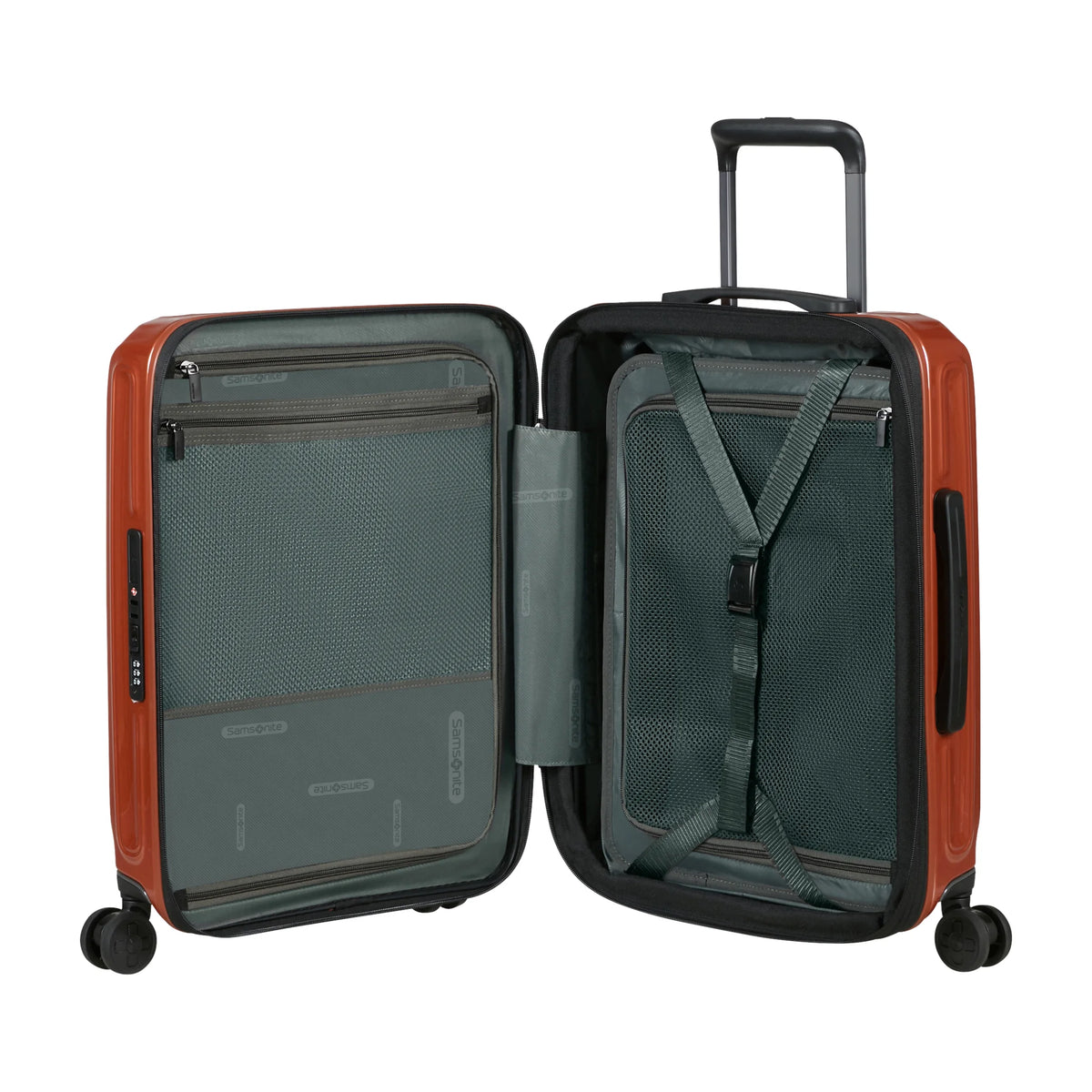 Organizzazione interna e scomparti di Samsonite 2Wander Trolley (4 Ruote) - Metallic Terracotta