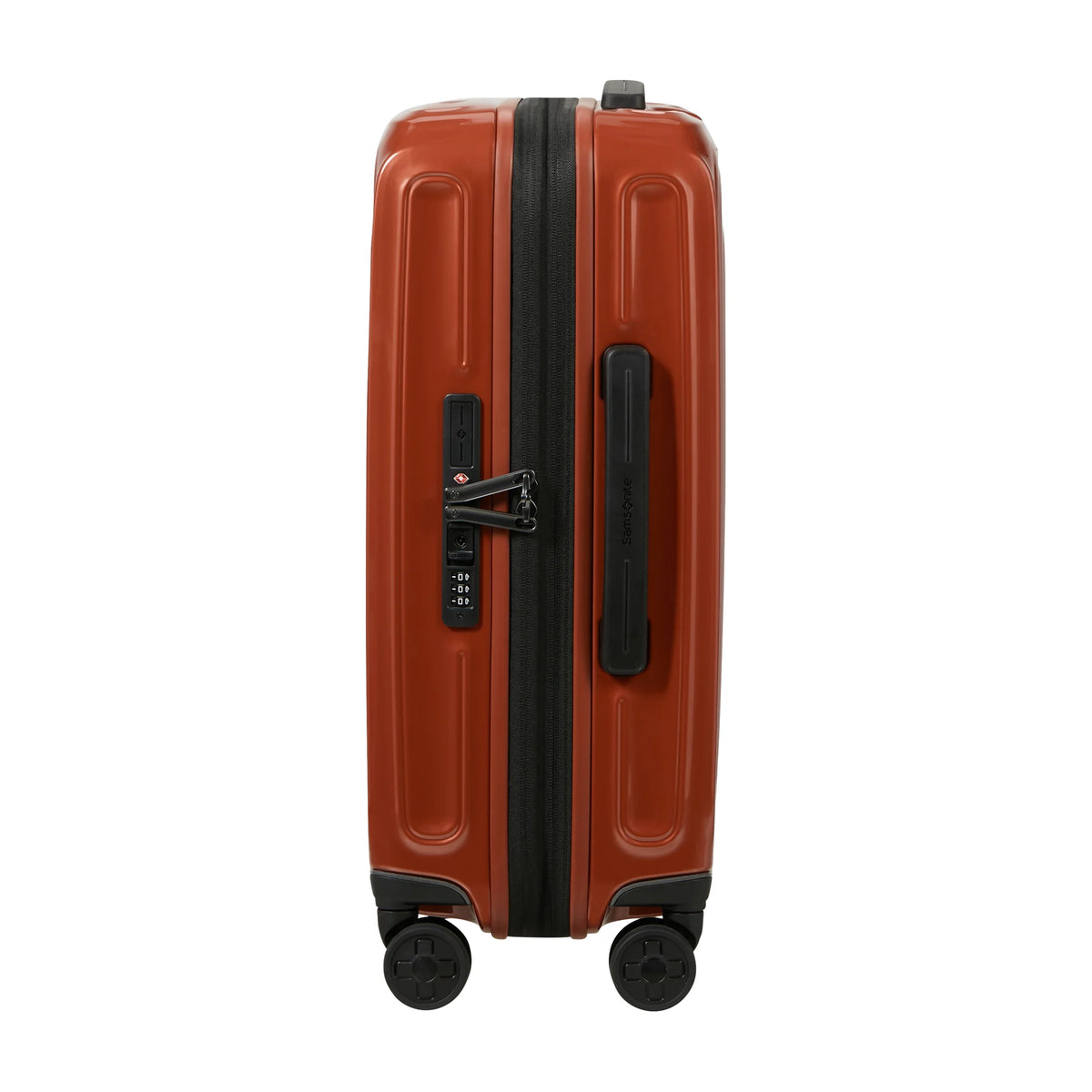 Dettaglio laterale e fondo di Samsonite 2Wander Trolley (4 Ruote) - Metallic Terracotta