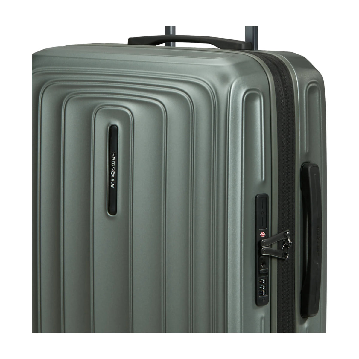 Dettaglio finiture e hardware di Samsonite 2Wander Trolley (4 Ruote) - Matt Sage Khaki
