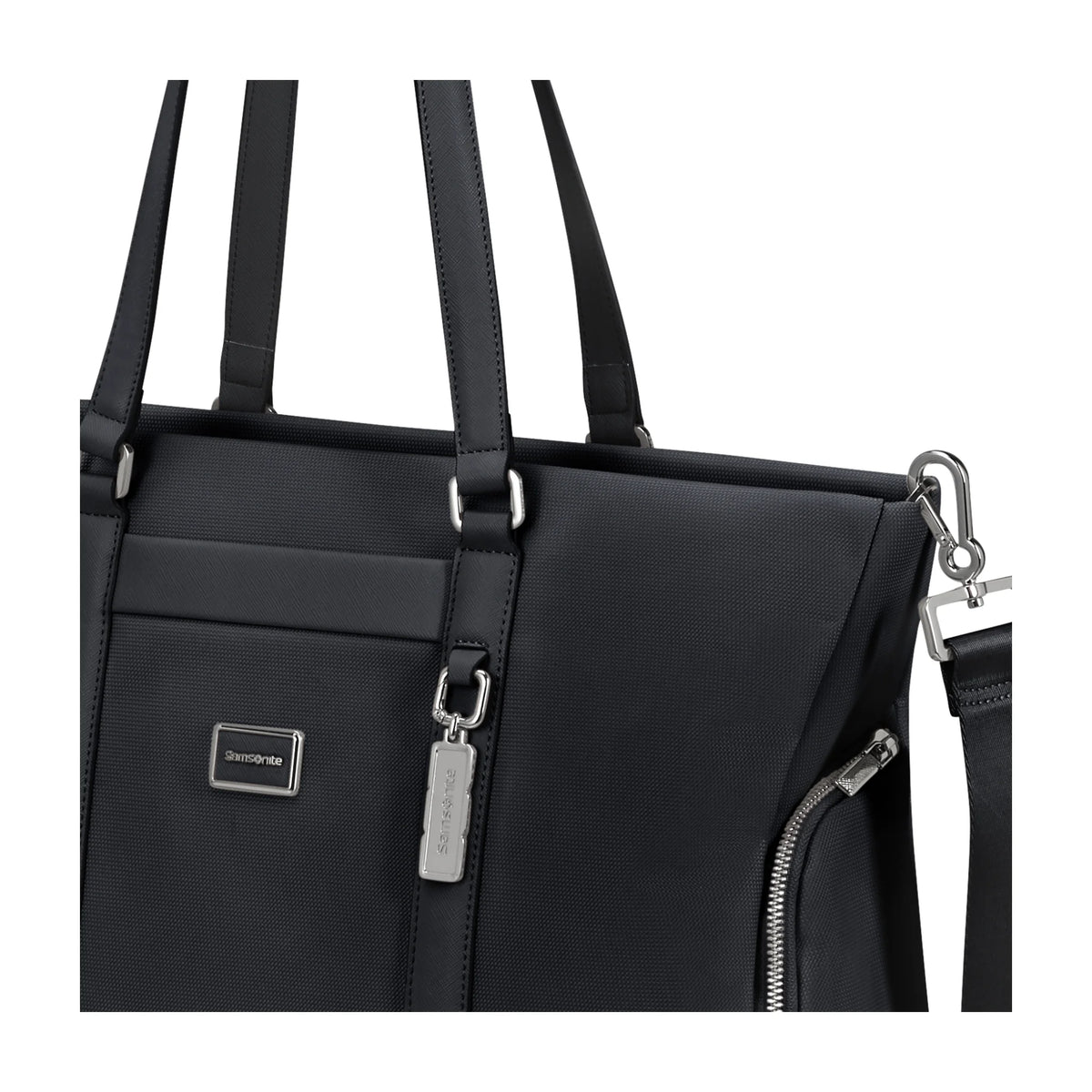 Dettaglio finiture e hardware di Samsonite Image Borsa Lavoro - Nero