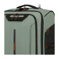 Dettaglio finiture e hardware di Samsonite Ecodiver Borsone Con Ruote Bagaglio A Mano - Light Sage