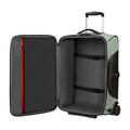 Organizzazione interna e scomparti di Samsonite Ecodiver Borsone Con Ruote Bagaglio A Mano - Light Sage