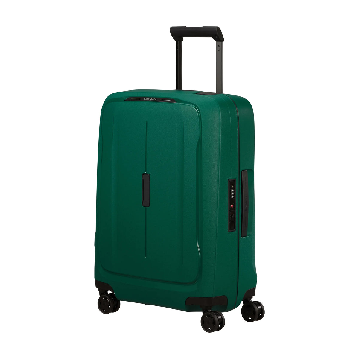 Vista di tre quarti di Samsonite Essens Trolley (4 Ruote) - Alpine Green