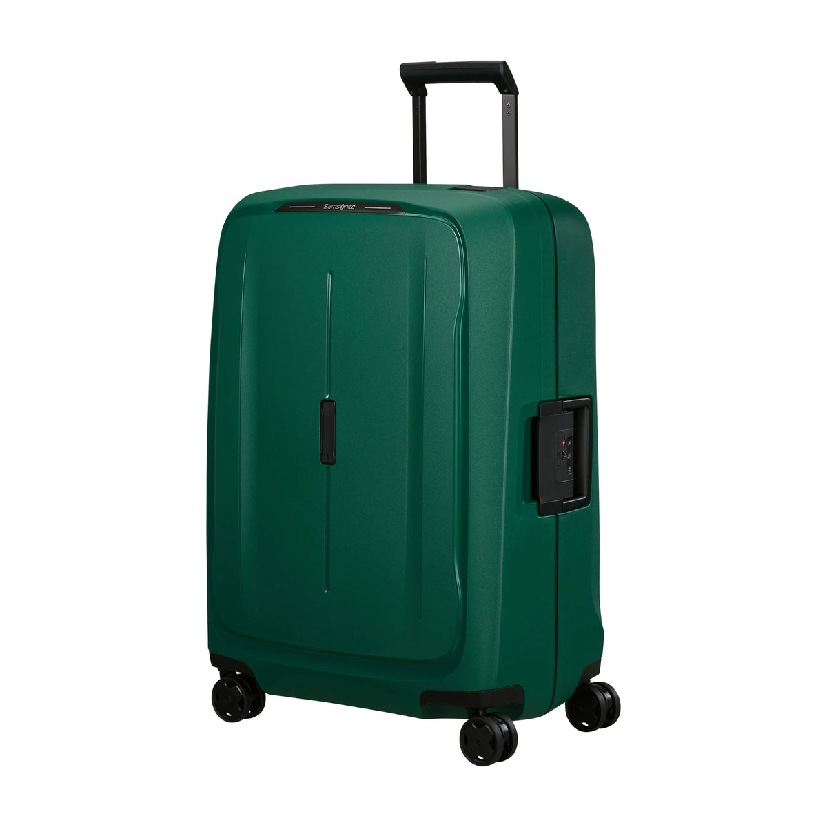 Vista di tre quarti di Samsonite Essens Trolley (4 Ruote) - Alpine Green