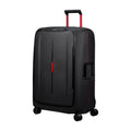 Vista di tre quarti di Samsonite Essens Trolley (4 Ruote) - Charcoal/Red