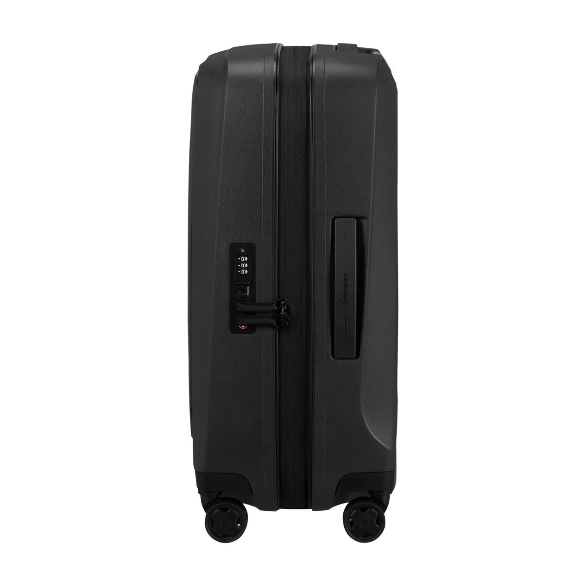 Dettaglio laterale e fondo di Samsonite Essens Trolley (4 Ruote) - Grafite