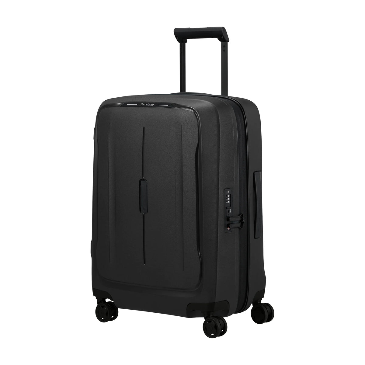 Vista di tre quarti di Samsonite Essens Trolley (4 Ruote) - Grafite