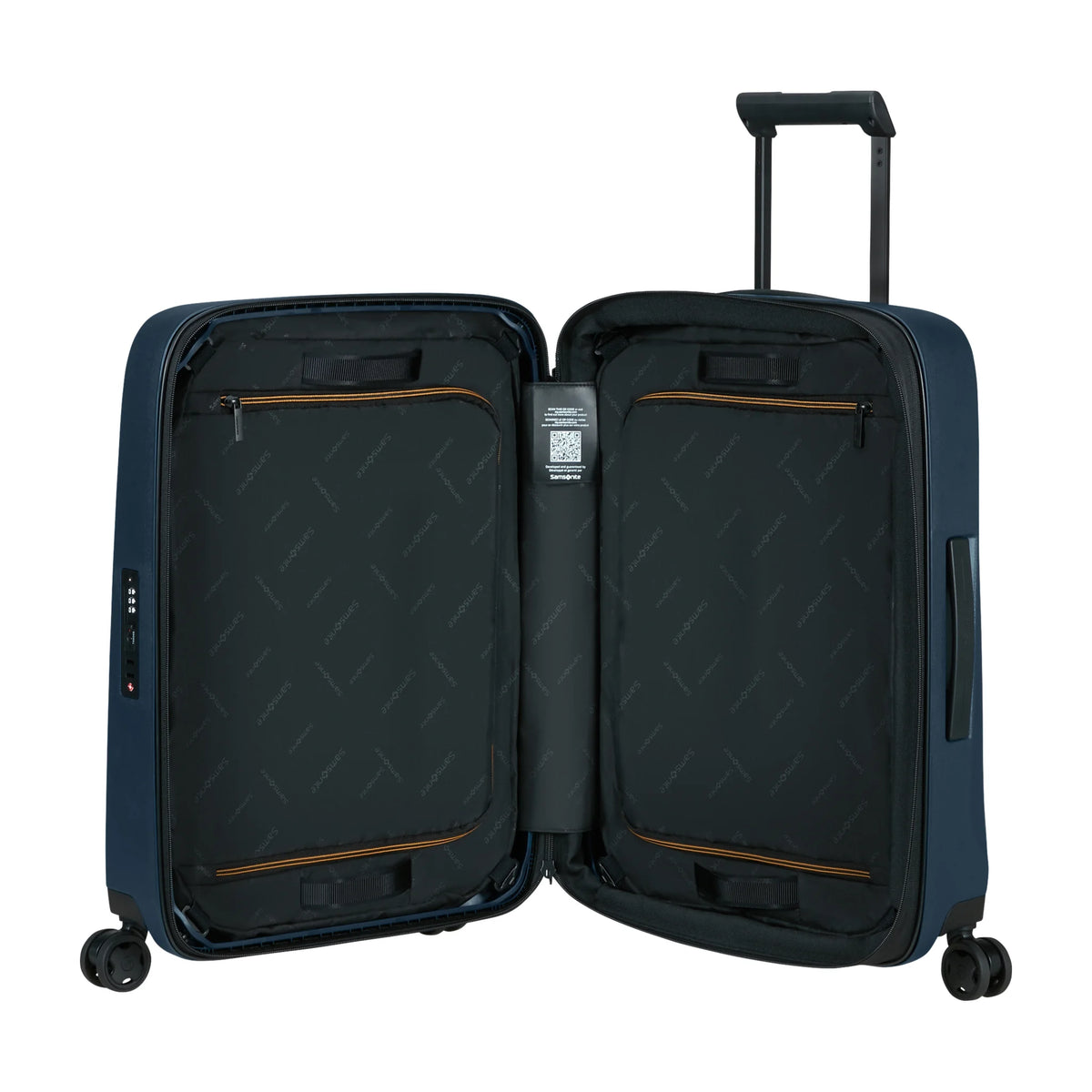 Organizzazione interna e scomparti di Samsonite Essens Trolley (4 Ruote) - Midnight Blue