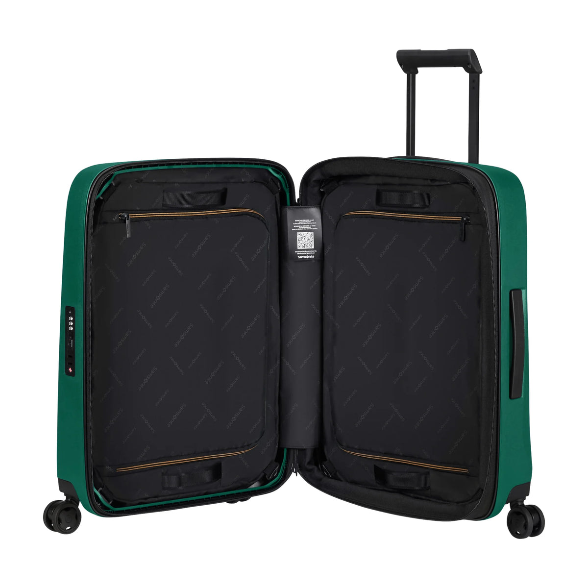 Organizzazione interna e scomparti di Samsonite Essens Trolley (4 Ruote) - Alpine Green