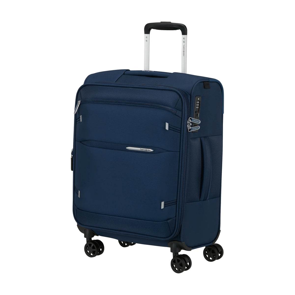 Vista di tre quarti di Samsonite Gotwist Trolley (4 Ruote) - Navy Blue