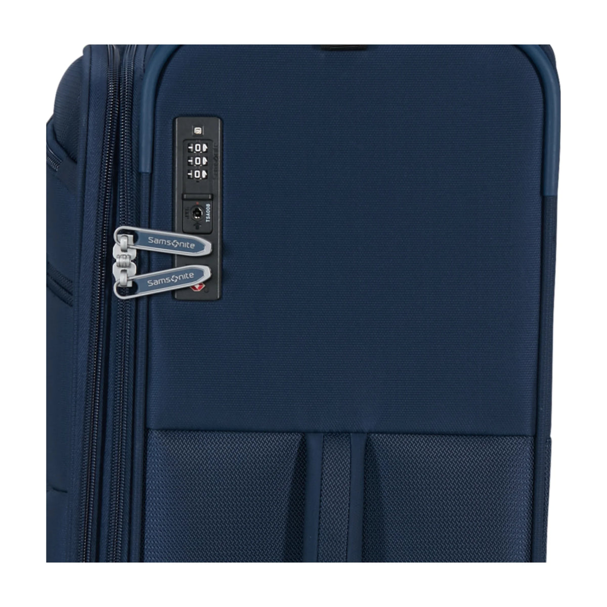 Dettaglio finiture e hardware di Samsonite Gotwist Trolley (4 Ruote) - Navy Blue