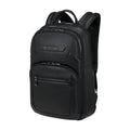 Vista di tre quarti di Samsonite Pro-Dlx 6 Leather Zaino - Nero