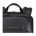 Dettaglio finiture e hardware di Samsonite Pro-Dlx 6 Leather Zaino - Nero