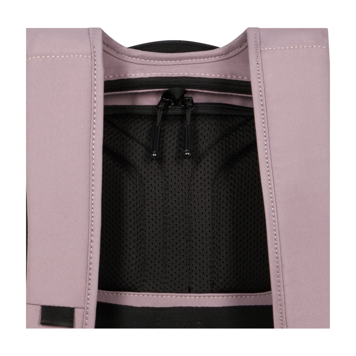 Dettaglio finiture e hardware di Samsonite Securipak 2.0 Zaino - Lilac