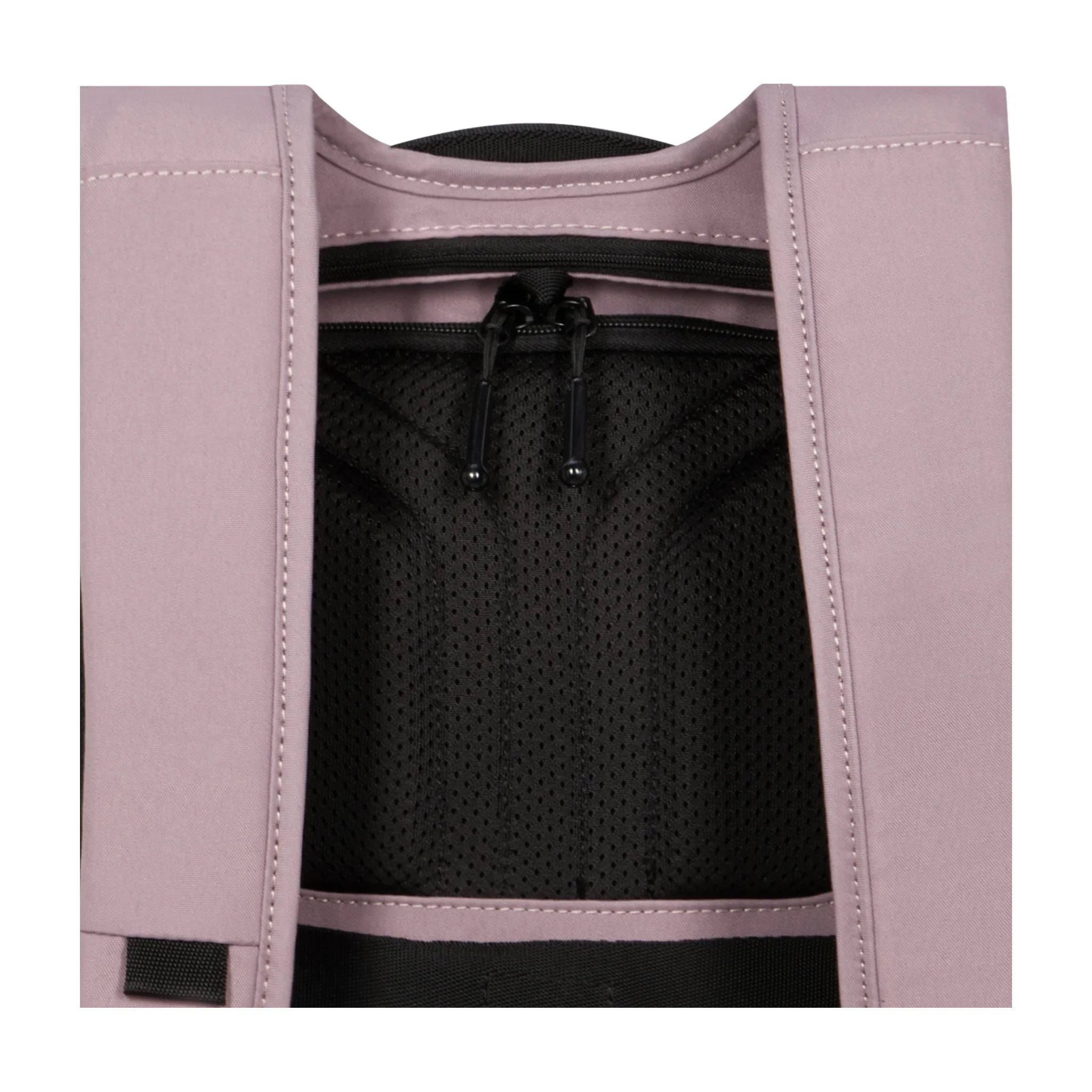 Dettaglio finiture e hardware di Samsonite Securipak 2.0 Zaino - Lilac