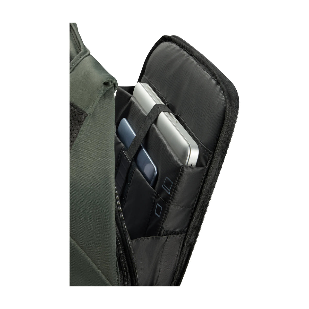 Elementi e accessori inclusi in Samsonite Securipak 2.0 Zaino - Verde