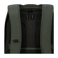 Dettaglio finiture e hardware di Samsonite Securipak 2.0 Zaino - Verde