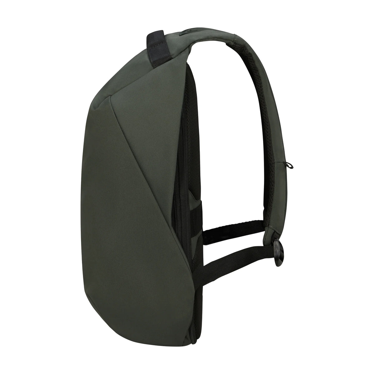 Dettaglio laterale e fondo di Samsonite Securipak 2.0 Zaino - Verde