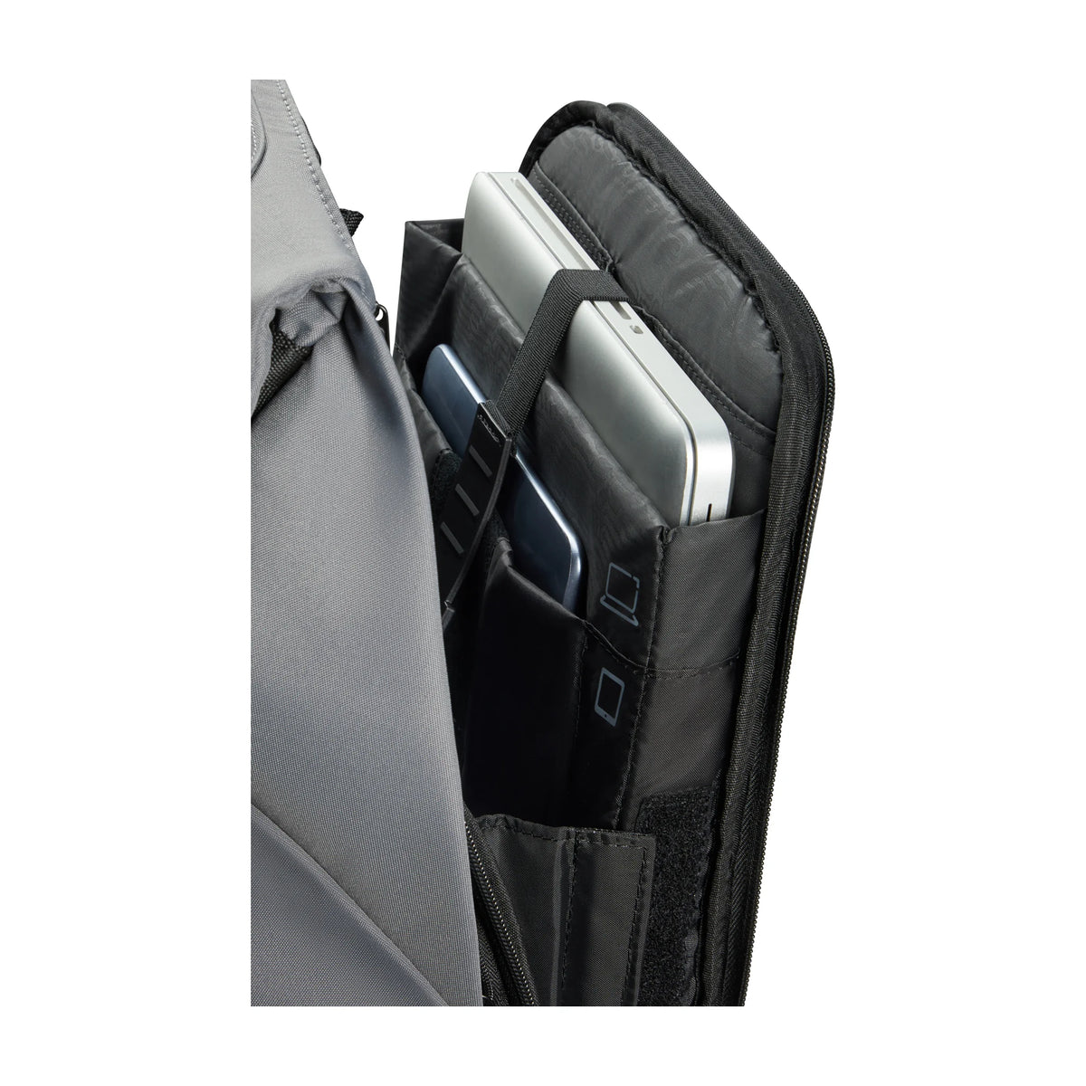 Elementi e accessori inclusi in Samsonite Securipak 2.0 Zaino - Grigio
