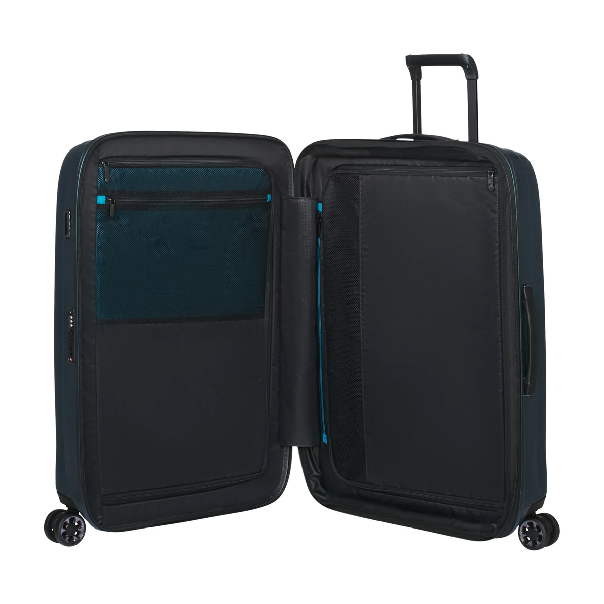Organizzazione interna e scomparti di Samsonite Nexis Trolley (4 Ruote) - Deep Petrol