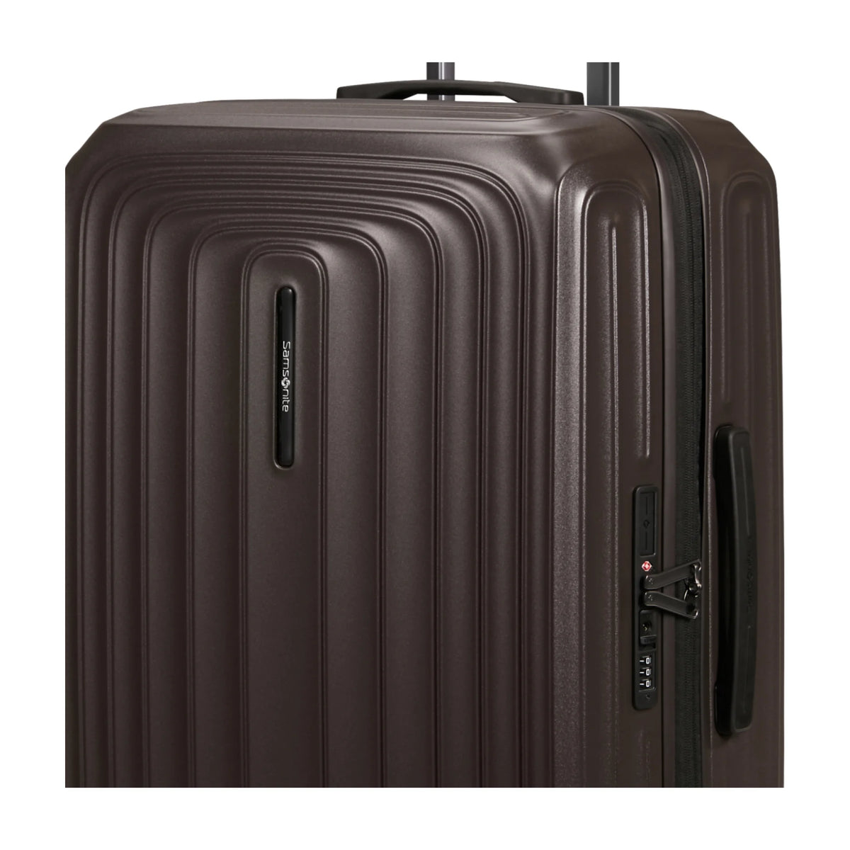 Dettaglio finiture e hardware di Samsonite 2Wander Trolley (4 Ruote) - Matt Brown