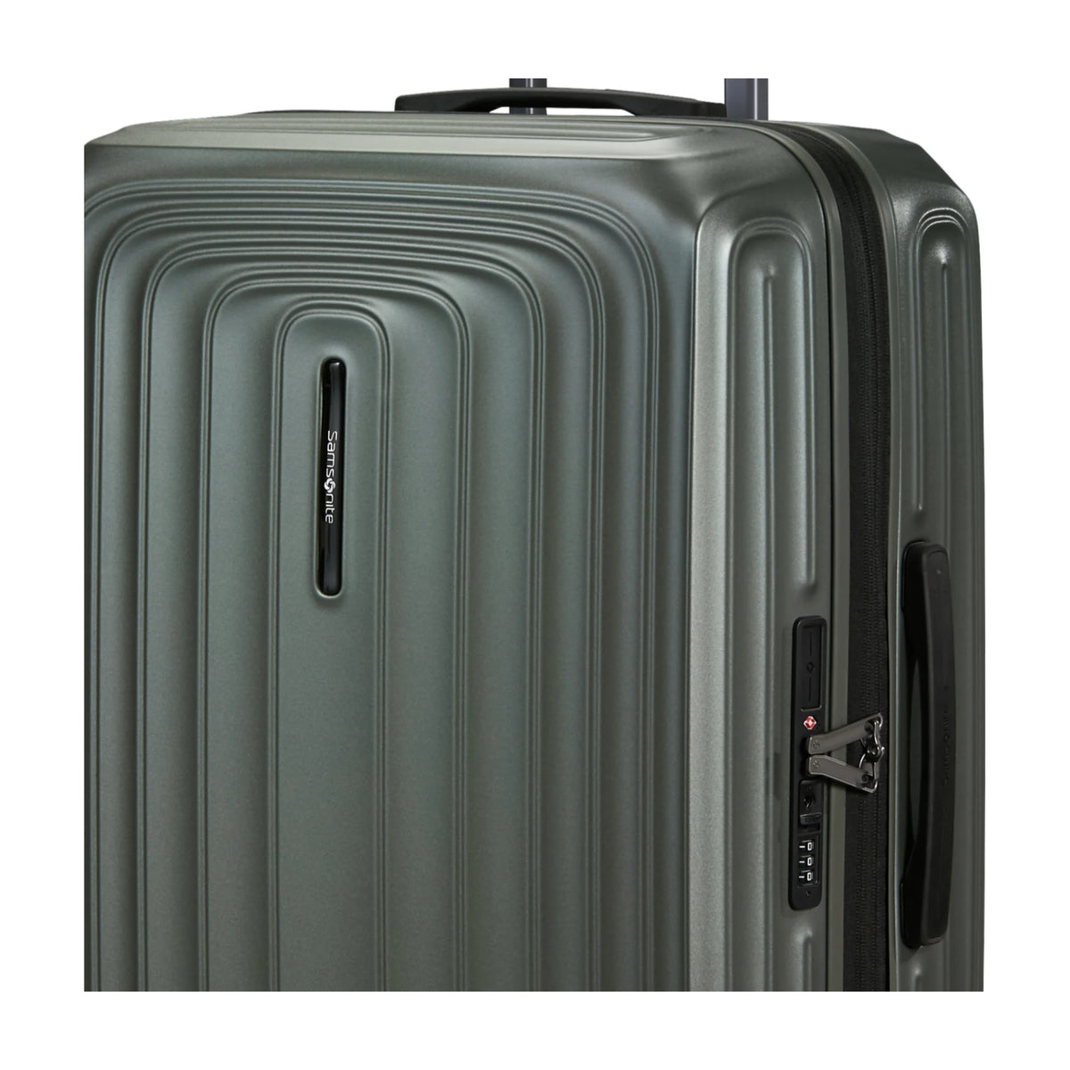 Dettaglio finiture e hardware di Samsonite 2Wander Trolley (4 Ruote) - Matt Sage Khaki
