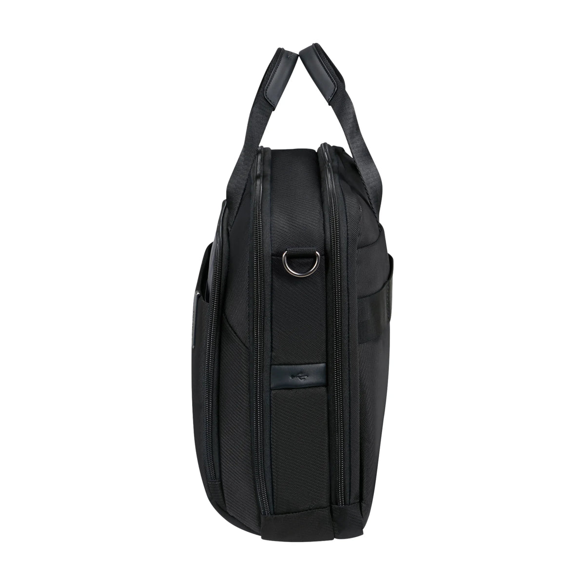Dettaglio laterale e fondo di Samsonite Evosight Cartella - Nero