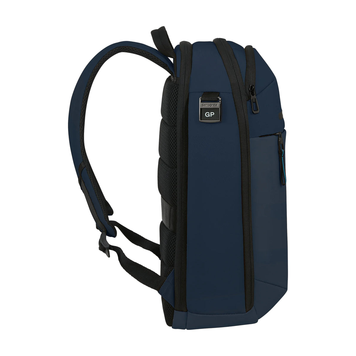 Dettaglio laterale e fondo di Samsonite Moderny Zaino - Blu