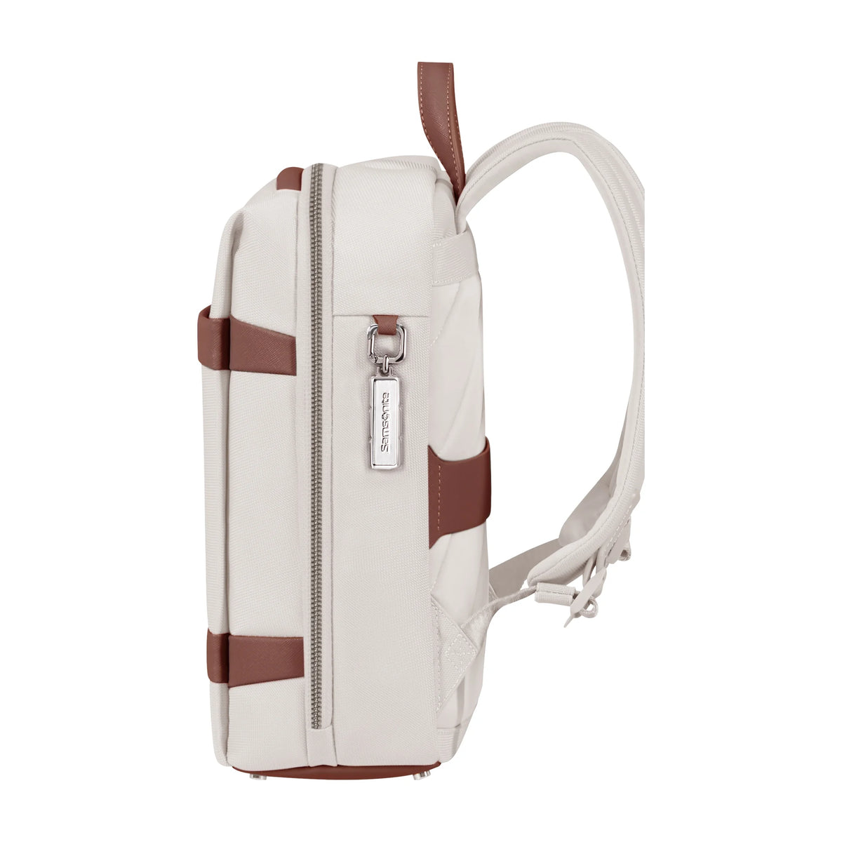 Dettaglio laterale e fondo di Samsonite Image Biz Zaino Lifestyle - Ivory