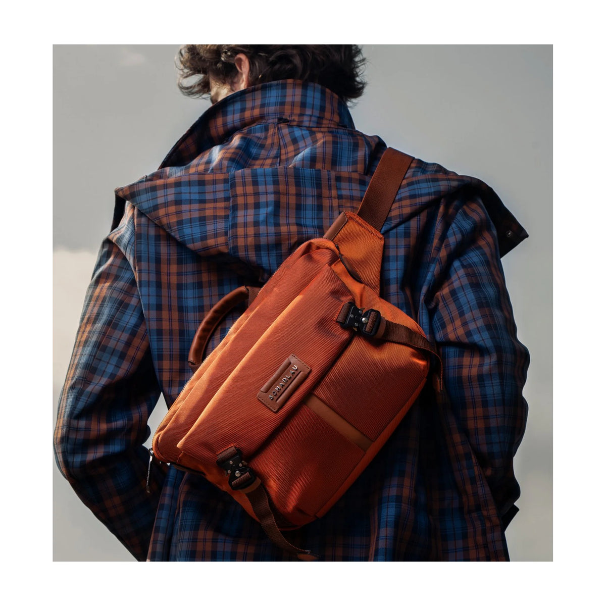 Proporzioni e vestibilità di BELL X-1 - Scharlau First Class Marsupio - Arancia