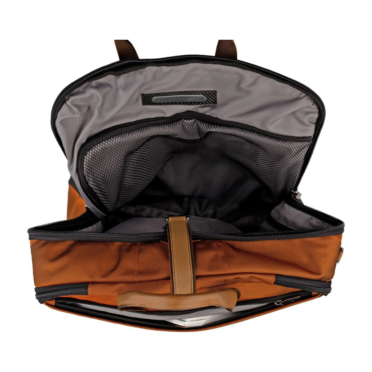 Elementi e accessori inclusi in HUGHES H-4 HERCULES - Scharlau First Class Porta Abiti - Arancia