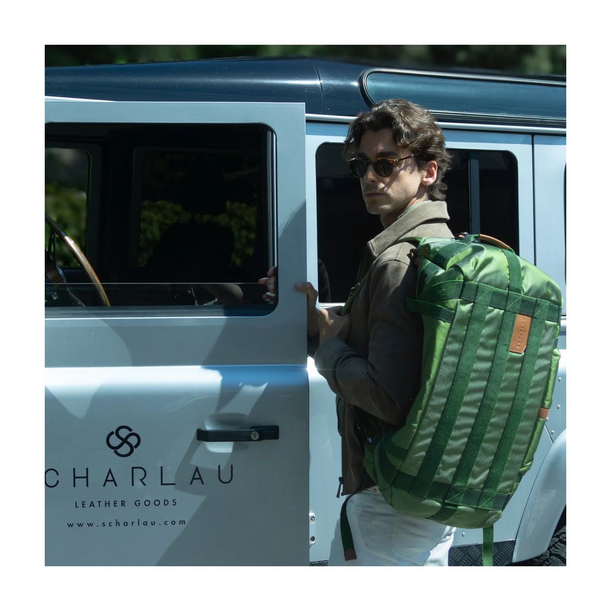 Proporzioni e vestibilità di PEACEMAKER - Scharlau First Class Zaino da Viaggio e Underseat - Verde