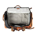 Organizzazione interna e scomparti di PEACEMAKER - Scharlau First Class Zaino da Viaggio e Underseat - Arancia