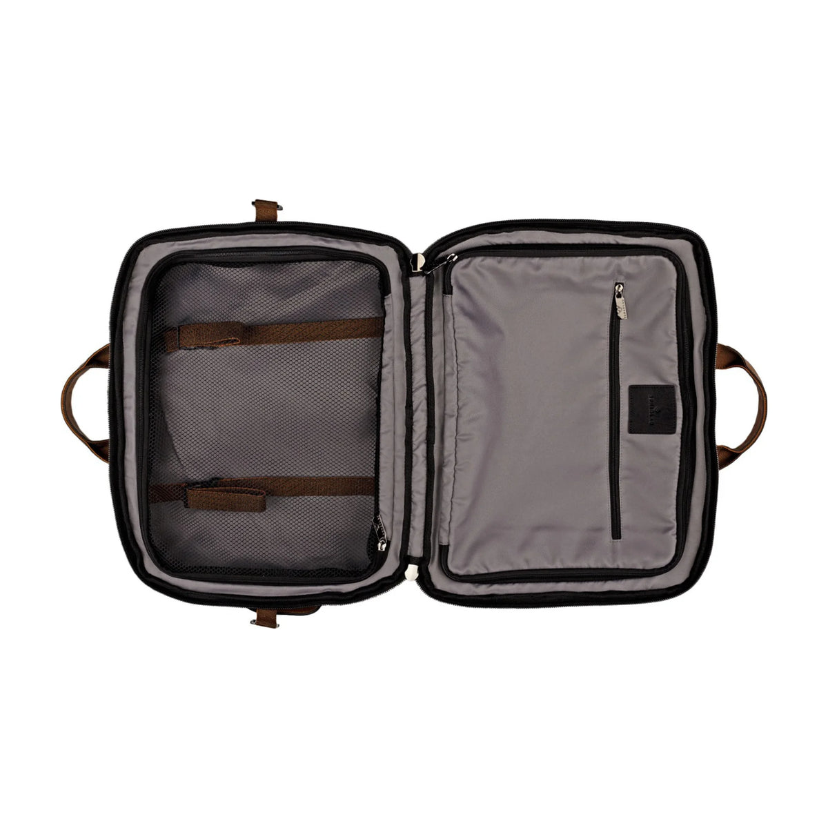Organizzazione interna e scomparti di WRIGHT FLYER - Scharlau First Class Zaino da Viaggio e Underseat - Blu